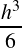  3
ℎ--
 6